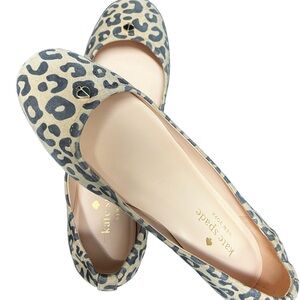 Kate Spade Keaton Suede Flats Leopard Print Size 6.5. New without tags or box ♠️